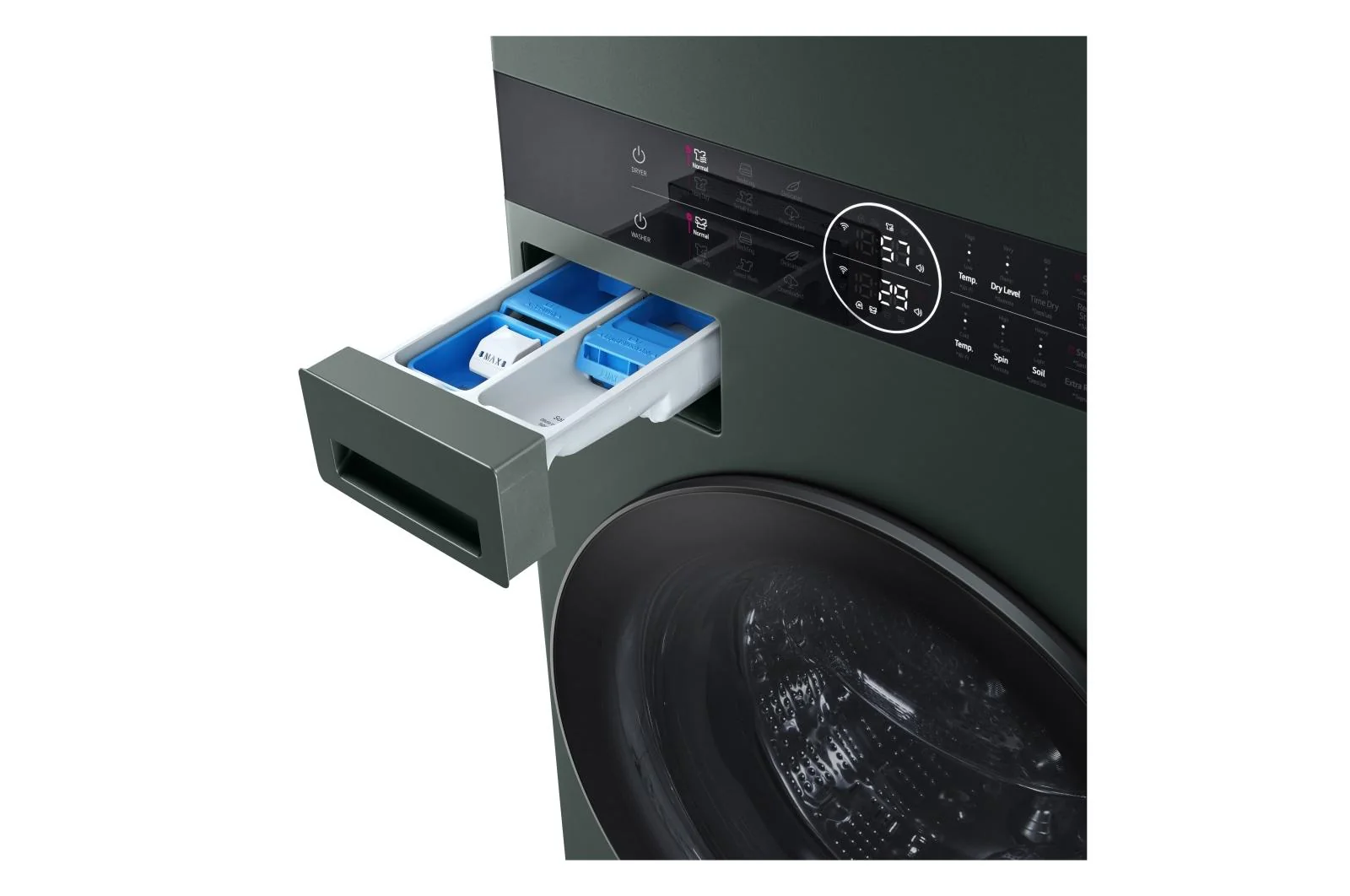 Lg WKEX200HGA Single Unit Front Load LG WashTower™ with Center Control™ 4.5 cu. ft. Washer and 7.4 cu. ft. Electric Dryer - Image 8