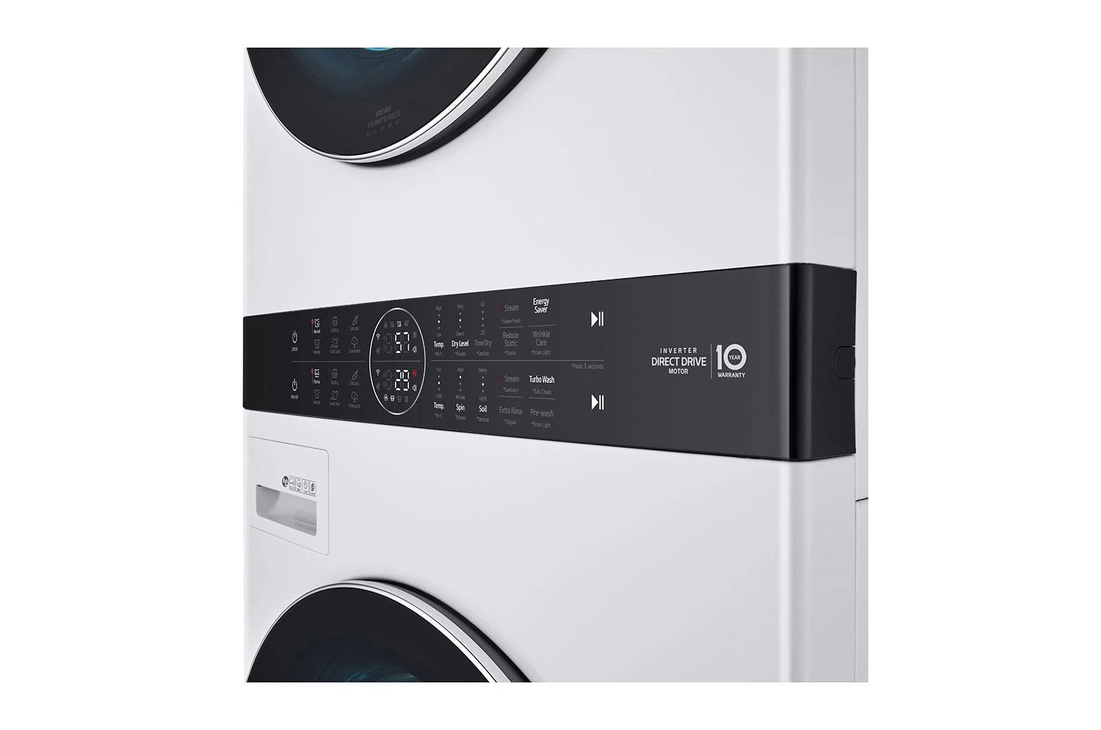 Lg WKEX200HWA Single Unit Front Load LG WashTower™ with Center Control™ 4.5 cu. ft. Washer and 7.4 cu. ft. Electric Dryer - Image 10