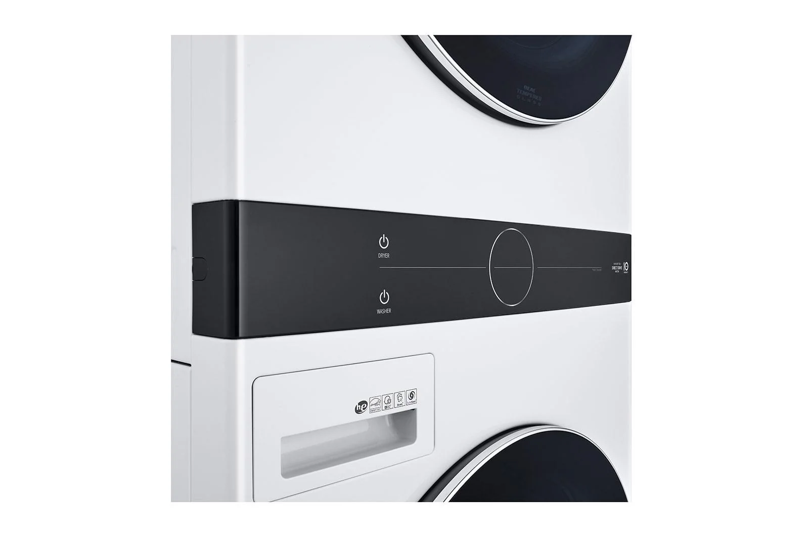Lg WKEX200HWA Single Unit Front Load LG WashTower™ with Center Control™ 4.5 cu. ft. Washer and 7.4 cu. ft. Electric Dryer - Image 8