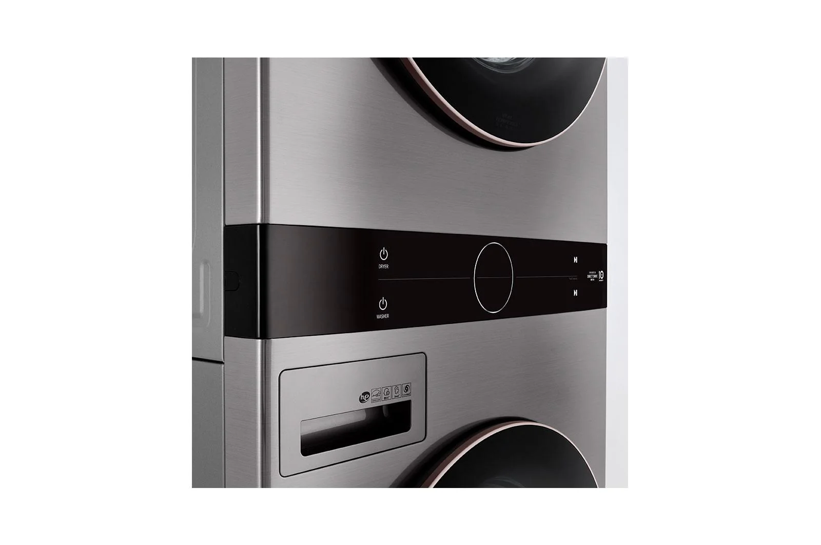 Lg WKG101HVA Single Unit Front Load LG WashTower™ with Center Control™ 4.5 cu. ft. Washer and 7.4 cu. ft. Gas Dryer - Image 8