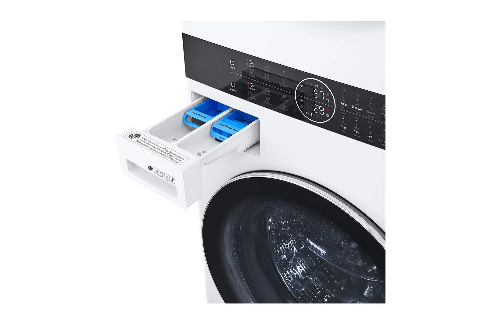 Lg WKGX201HWA Single Unit Front Load LG WashTower™ with Center Control™ 4.5 cu. ft. Washer and 7.4 cu. ft. Gas Dryer - Image 12