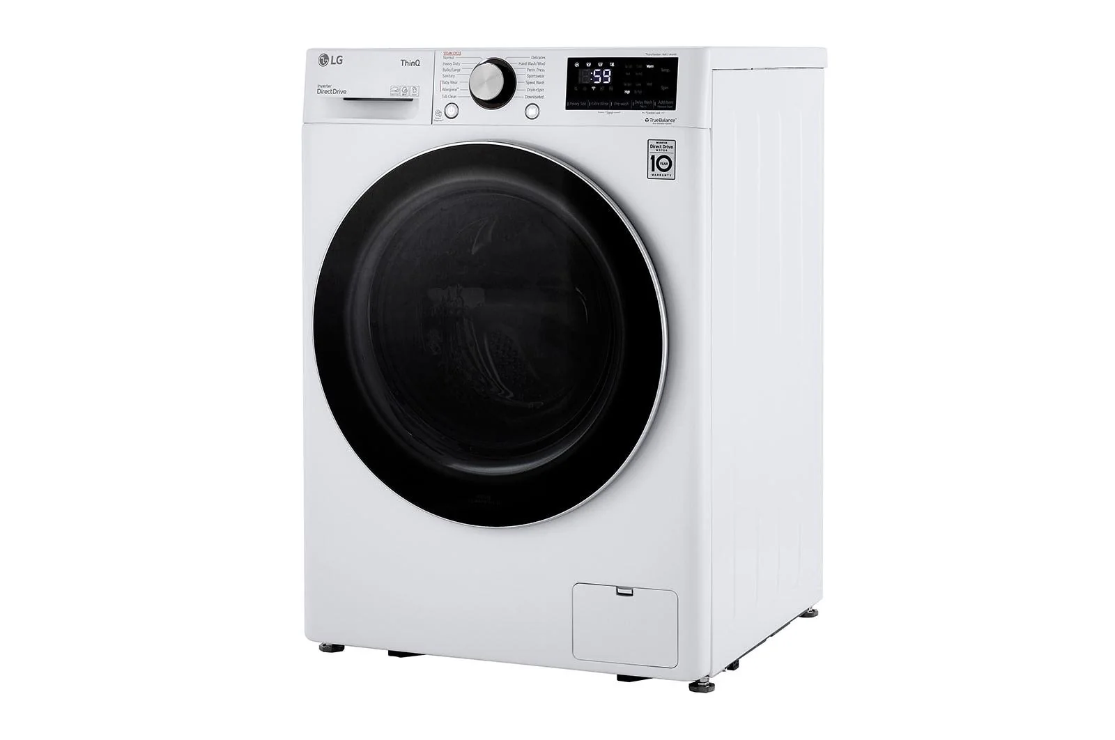 Lg WM1455HWA 2.4 cu. ft. Smart Wi-Fi Enabled Compact Front Load Washer with Built-In Intelligence - Image 4