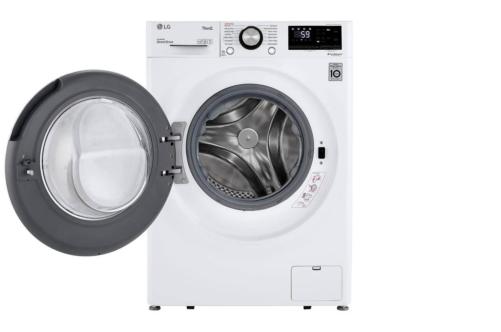 Lg WM1455HWA 2.4 cu. ft. Smart Wi-Fi Enabled Compact Front Load Washer with Built-In Intelligence - Image 7