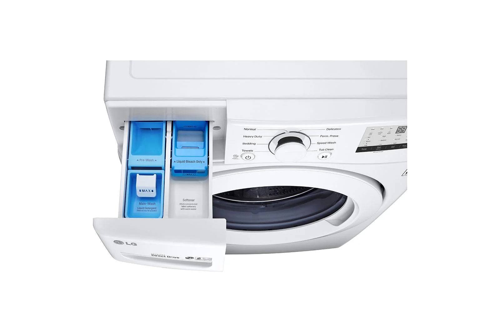 Lg WM3400CW 4.5 cu. ft. Ultra Large Front Load Washer - Image 6