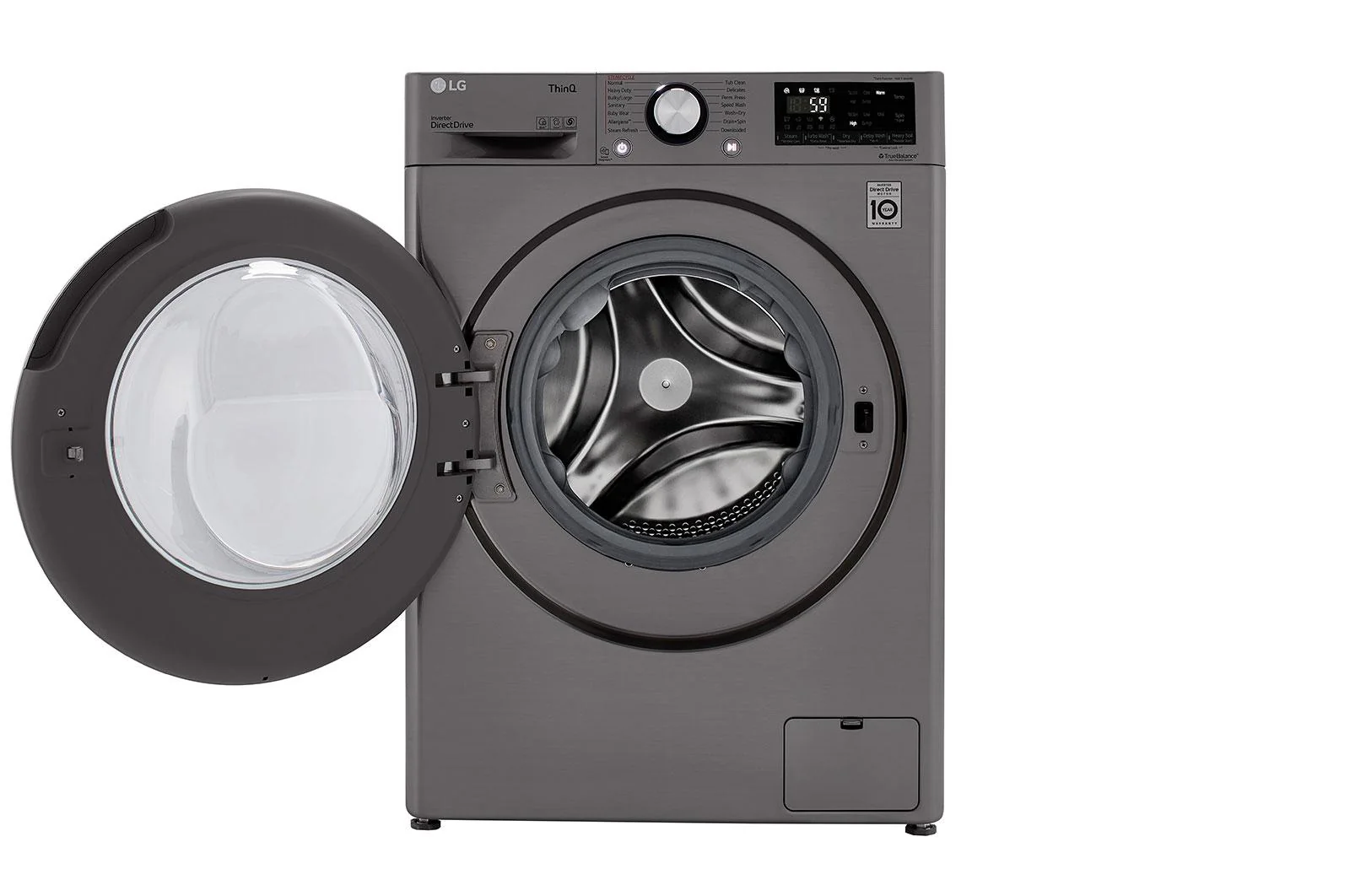 Lg WM3555HVA 2.4 cu. ft. Smart Wi-Fi Enabled Compact Front Load All-In-One Washer/Dryer Combo with Built-In Intelligence - Image 7