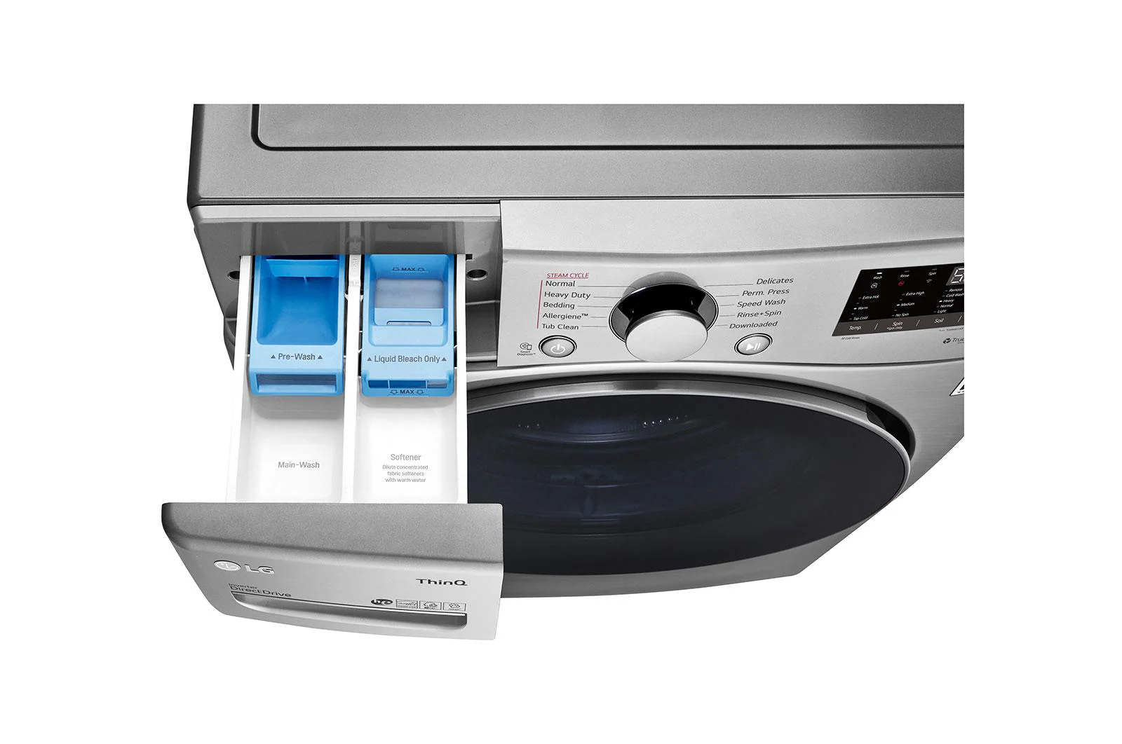4.5 cu. ft. Ultra Large Capacity Smart wi-fi Enabled Front Load Washer with Built-In Intelligence & Steam Technology - Image 7