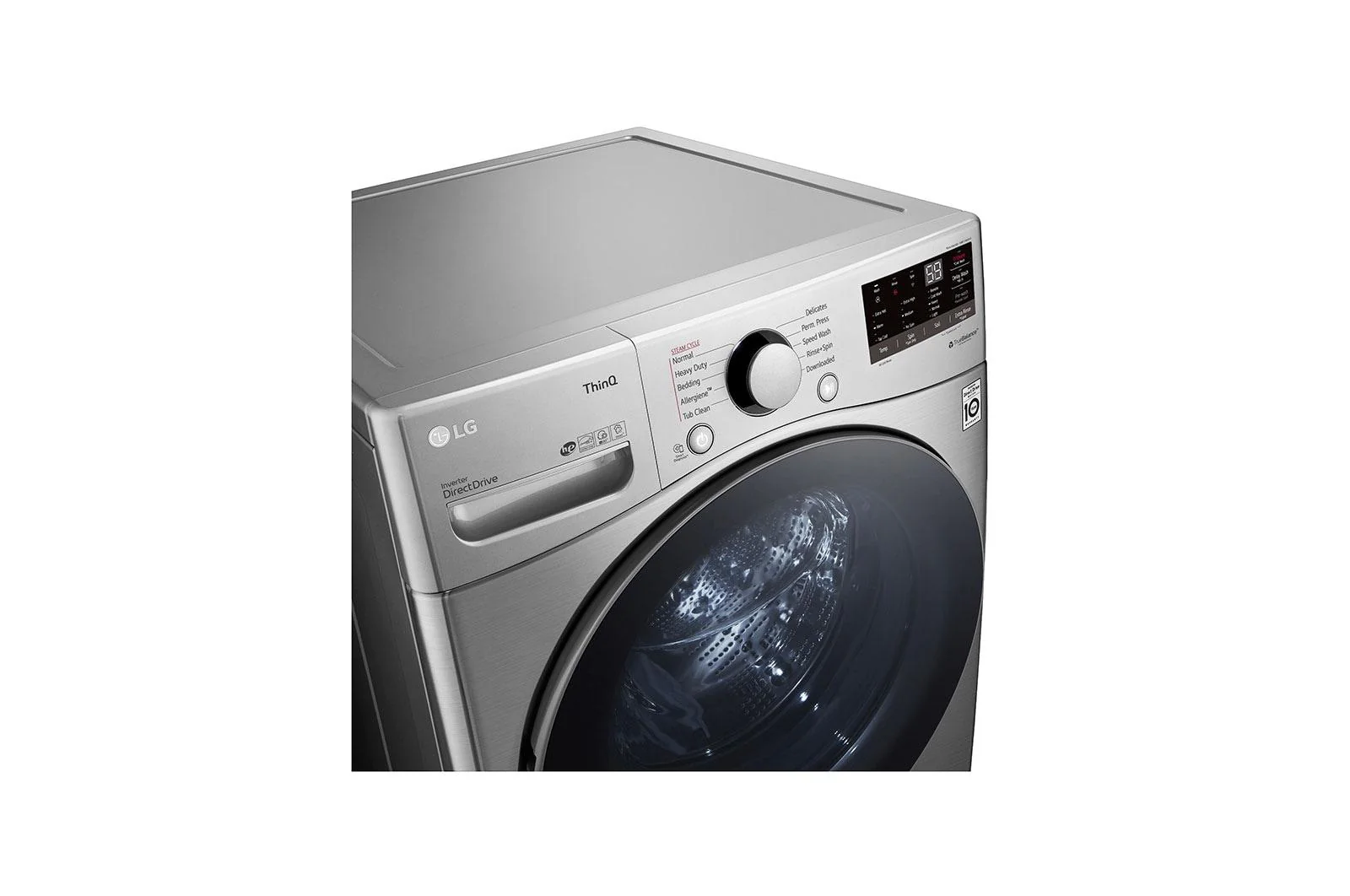 4.5 cu. ft. Ultra Large Capacity Smart wi-fi Enabled Front Load Washer with Built-In Intelligence & Steam Technology - Image 8