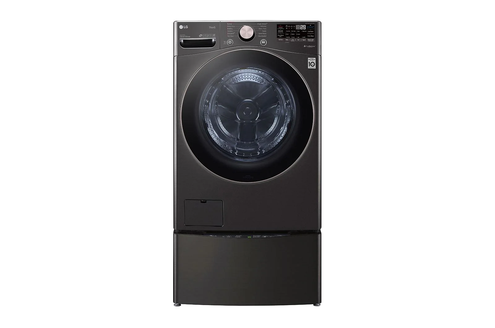 Lg WM4000HBA 4.5 cu. ft. Ultra Large Capacity Front Load Washer - Black Steel - Image 15