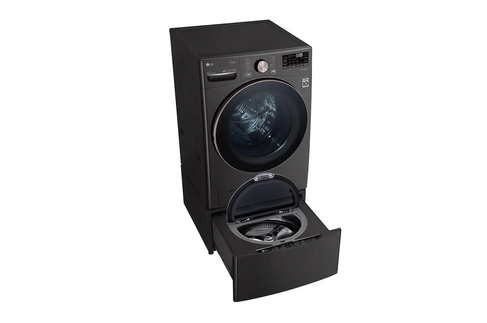 Lg WM4000HBA 4.5 cu. ft. Ultra Large Capacity Front Load Washer - Black Steel - Image 16