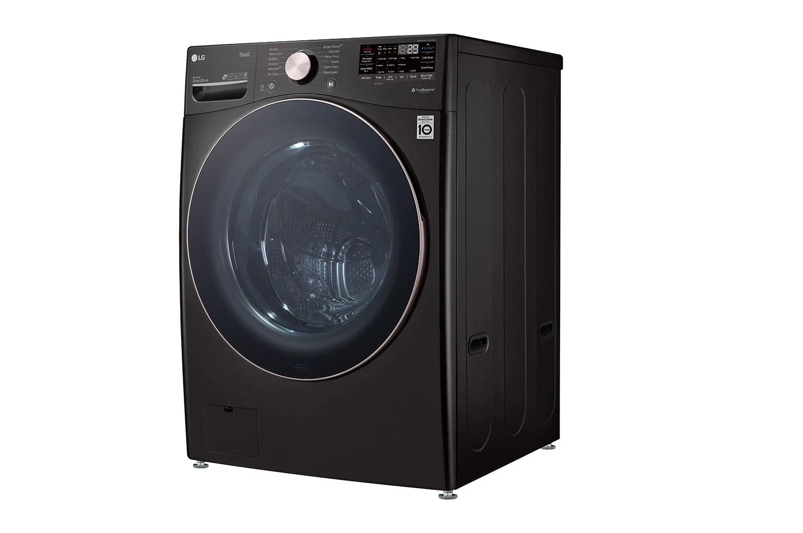 Lg WM4000HBA 4.5 cu. ft. Ultra Large Capacity Front Load Washer - Black Steel - Image 4