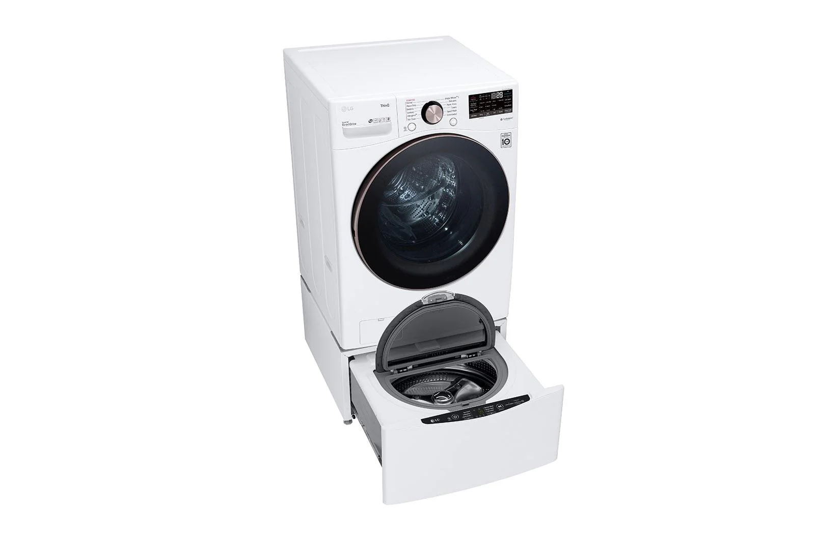 Lg WM4000HWA 4.5 cu. ft. Ultra Large Capacity Front Load Washer - White - Image 16
