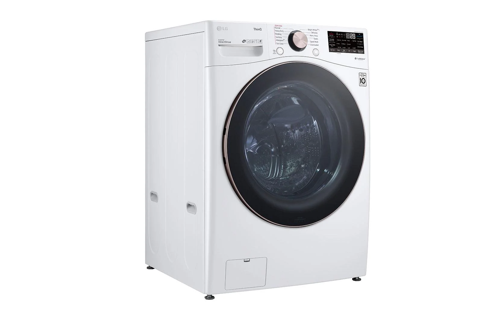 Lg WM4000HWA 4.5 cu. ft. Ultra Large Capacity Front Load Washer - White - Image 3