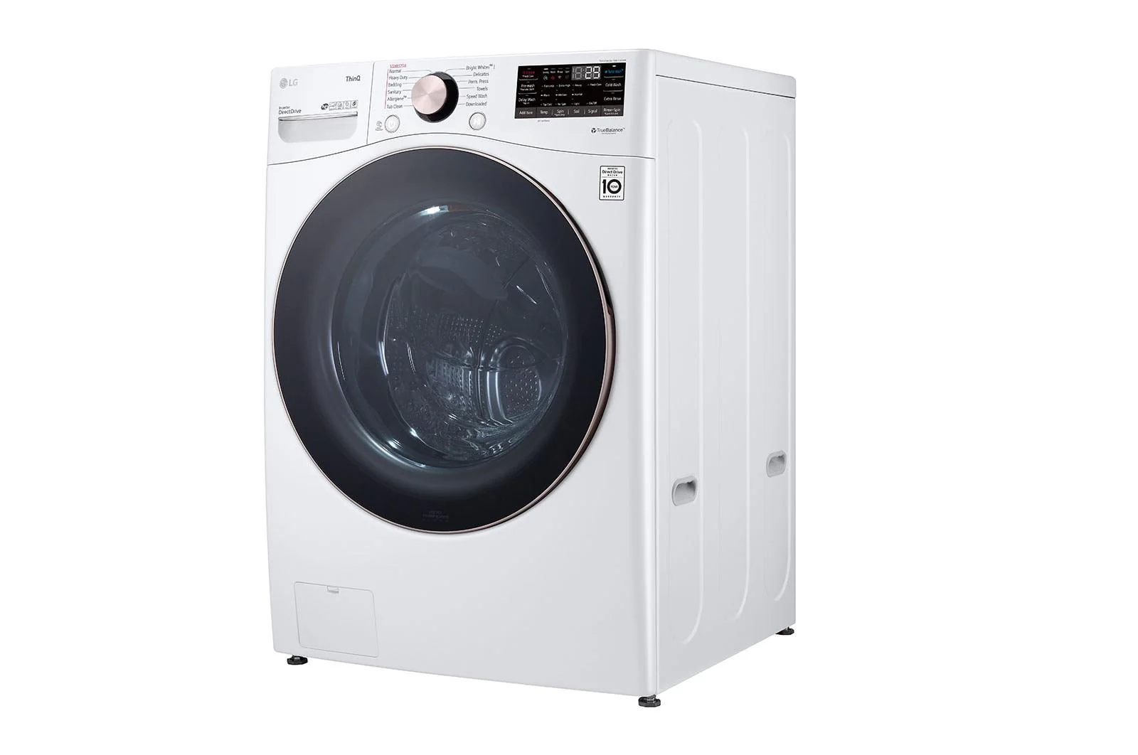 Lg WM4000HWA 4.5 cu. ft. Ultra Large Capacity Front Load Washer - White - Image 4