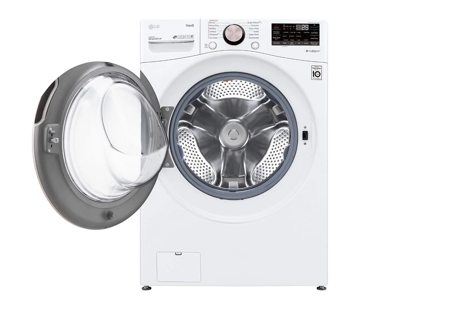 Lg WM4000HWA 4.5 cu. ft. Ultra Large Capacity Front Load Washer - White - Image 5