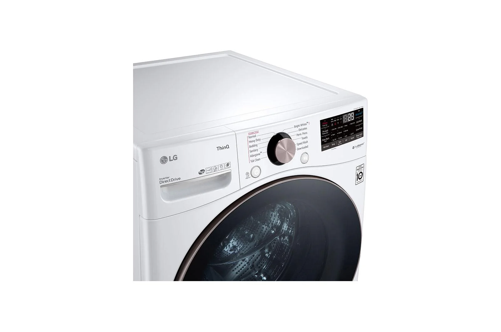 Lg WM4000HWA 4.5 cu. ft. Ultra Large Capacity Front Load Washer - White - Image 8