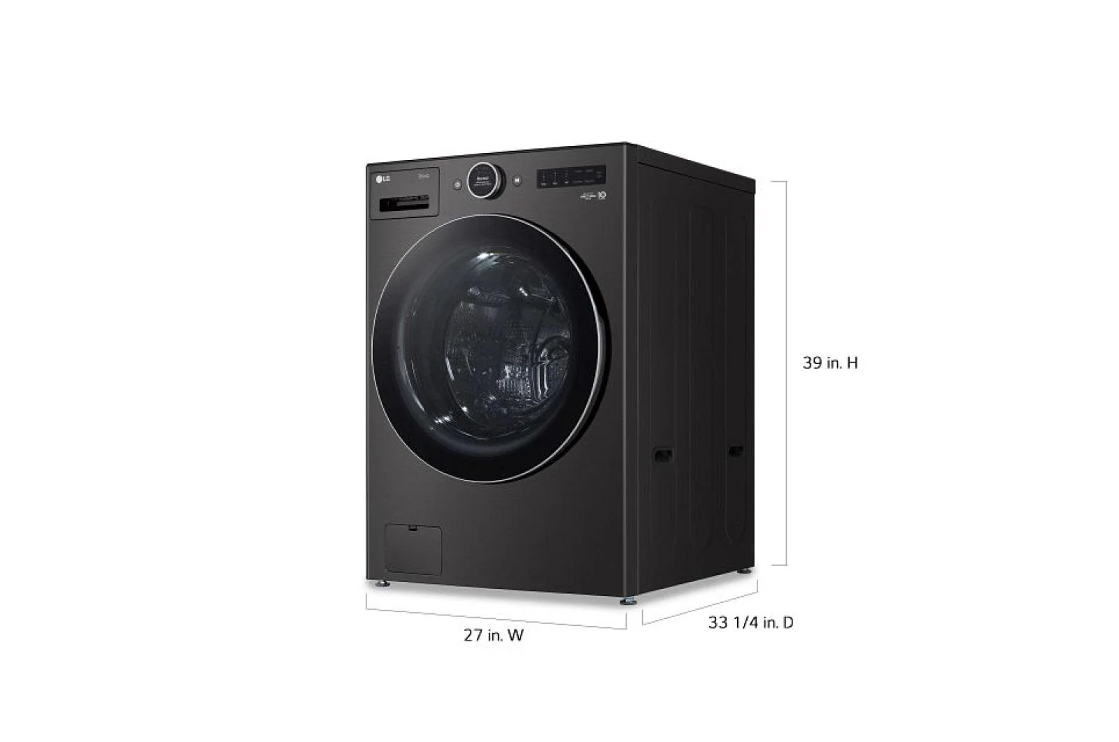 Lg WM6700HBA 5.0 cu. ft. Mega Capacity Smart Front Load Washer with AI DD® 2.0 Built-In Intelligence & TurboWash® 360(degree) - Image 13