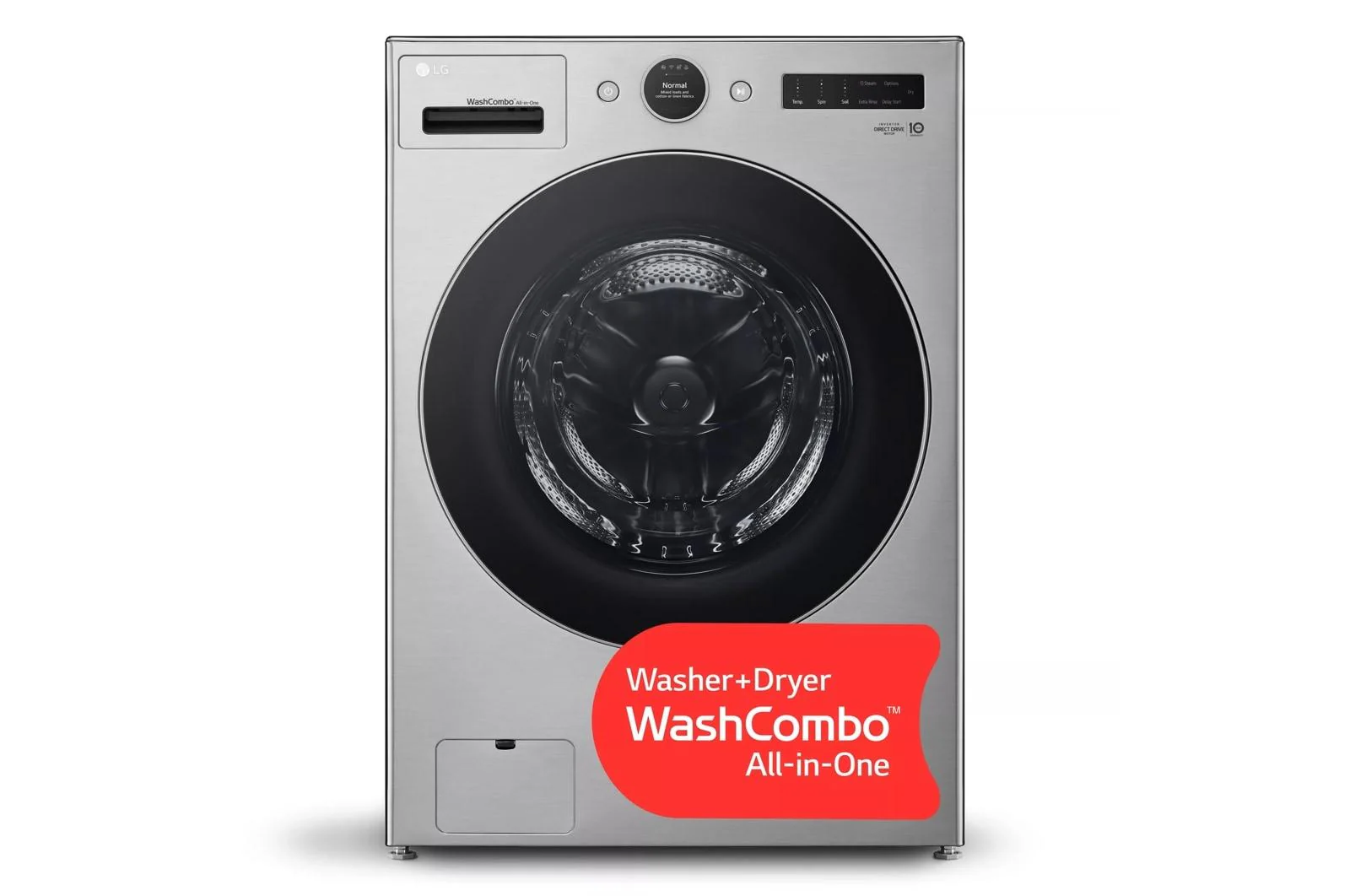 Lg WM6998HVA Ventless Washer/Dryer Combo LG WashCombo™ All-in-One 5.0 cu. ft. Mega Capacity with Inverter HeatPump™ Technology and Direct Drive Motor - Image 6