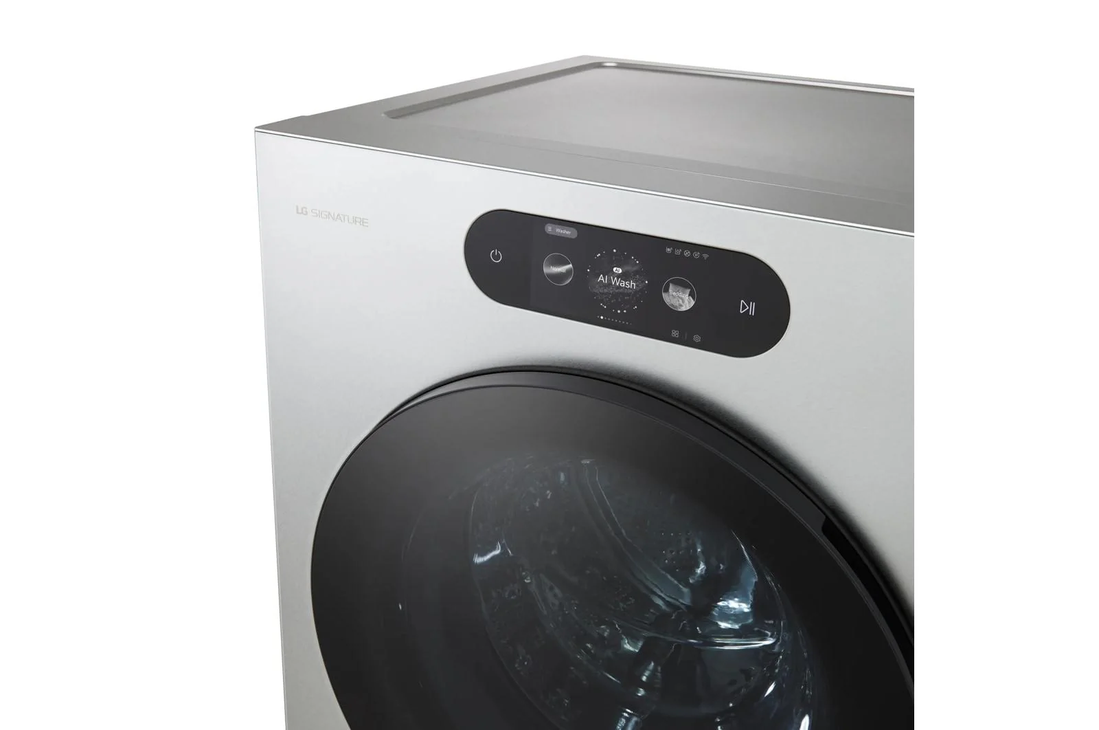 WM9900HSA LG SIGNATURE 5.8 cu. ft. Mega Capacity Smart Front Load Washer with Built-In Intelligence, TurboWash® 360(degree), ezDispense® and Touch LCD Control - Image 11