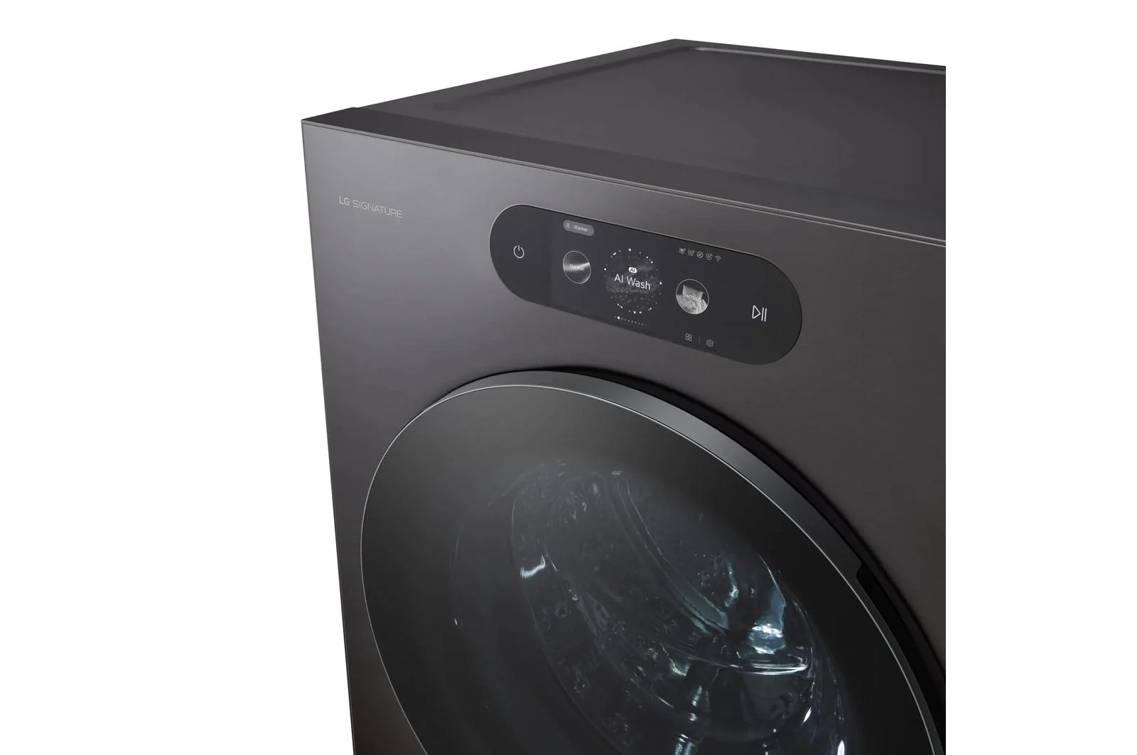 WM9901HBA LG SIGNATURE 5.8 cu. ft. Mega Capacity Smart Front Load Washer with Built-In Intelligence, TurboWash® 360(degree), ezDispense® and Touch LCD Control - Image 10