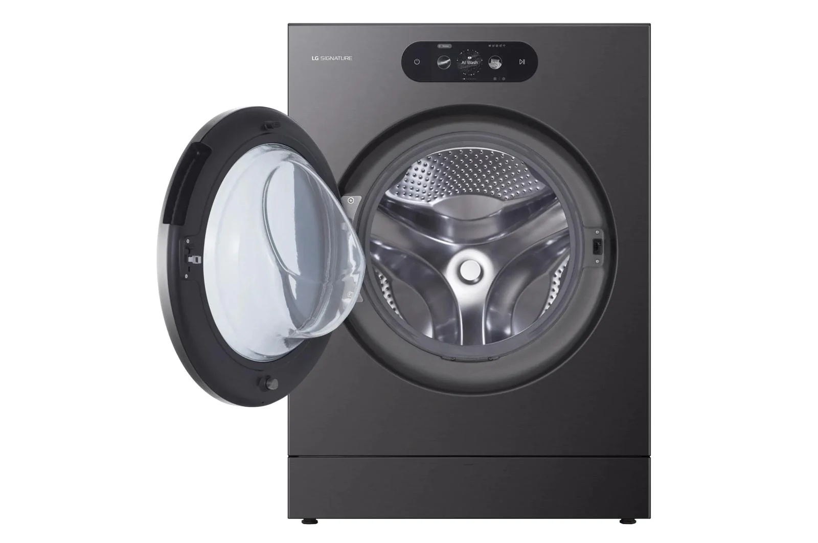 WM9901HBA LG SIGNATURE 5.8 cu. ft. Mega Capacity Smart Front Load Washer with Built-In Intelligence, TurboWash® 360(degree), ezDispense® and Touch LCD Control - Image 7
