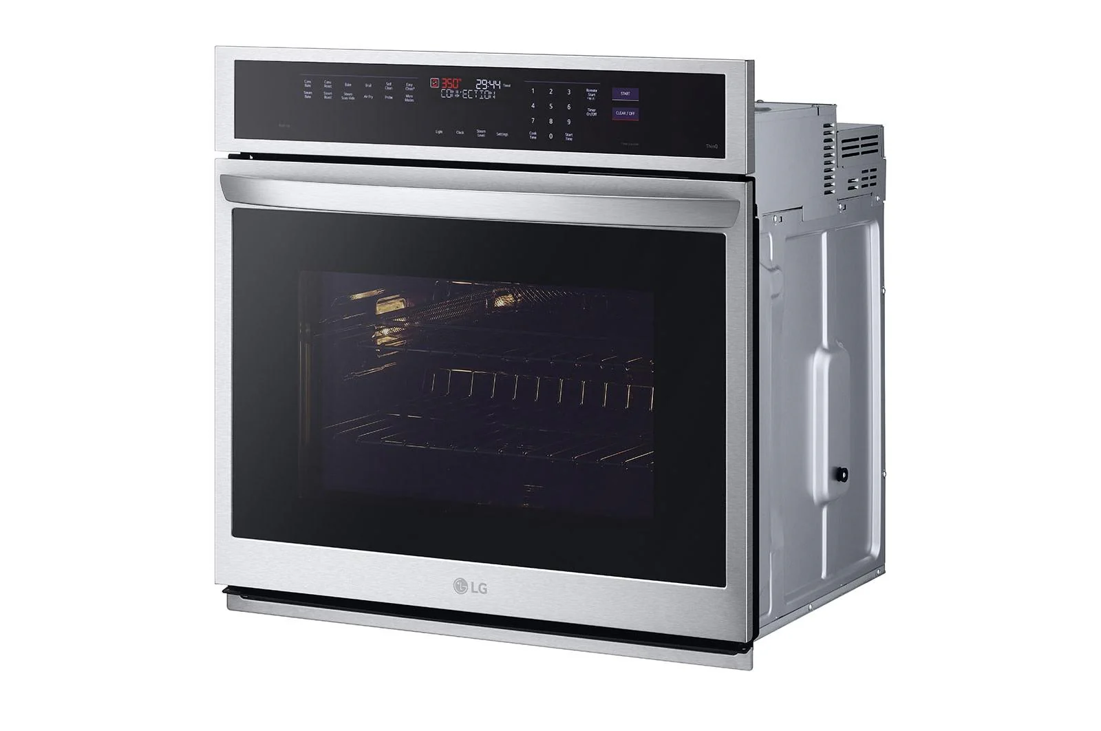 Lg WSEP4727F 4.7 cu. ft. Smart Wall Oven with InstaView®, True Convection, Air Fry, and Steam Sous Vide - Image 3