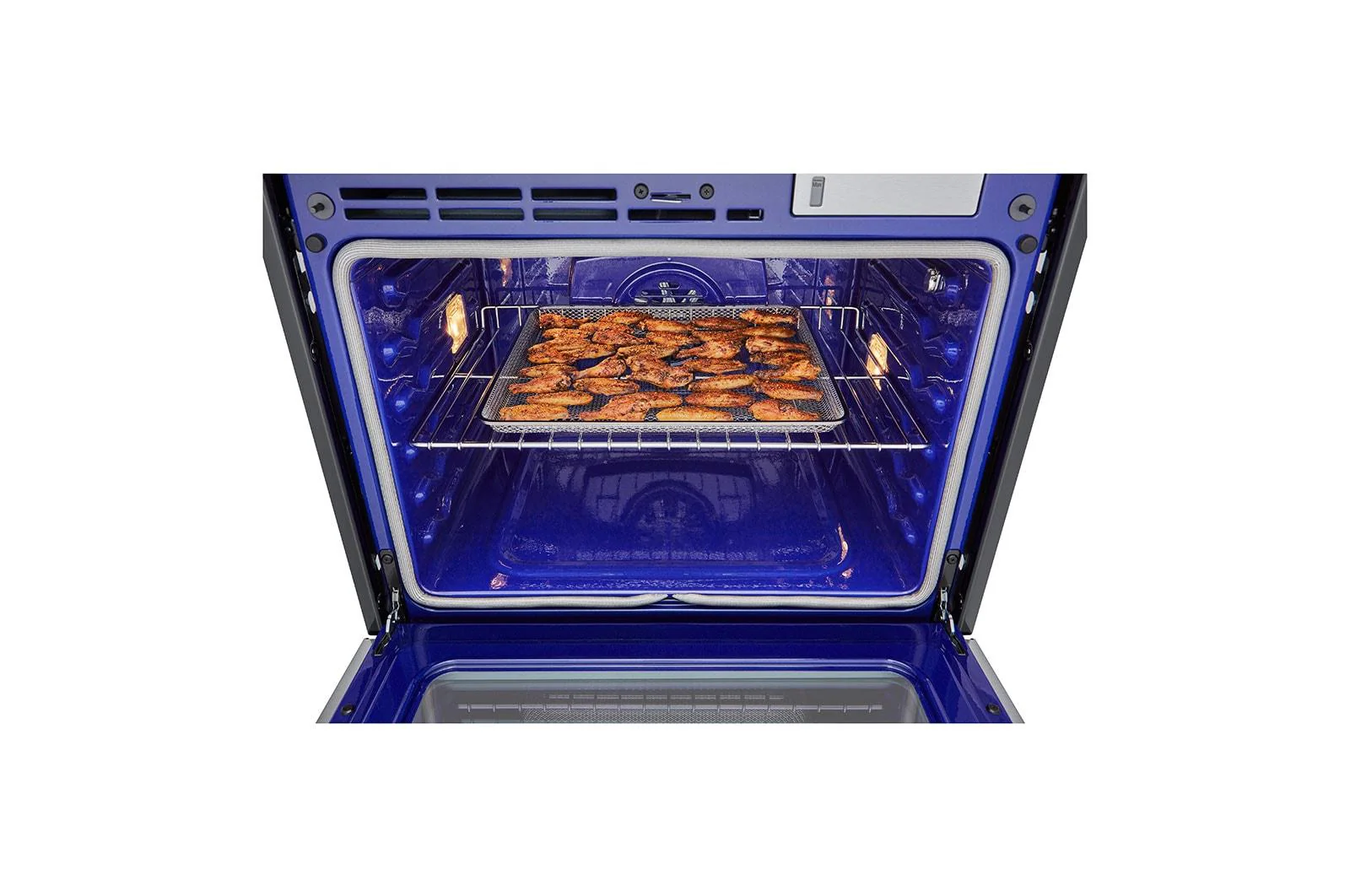 Lg WSEP4727F 4.7 cu. ft. Smart Wall Oven with InstaView®, True Convection, Air Fry, and Steam Sous Vide - Image 7