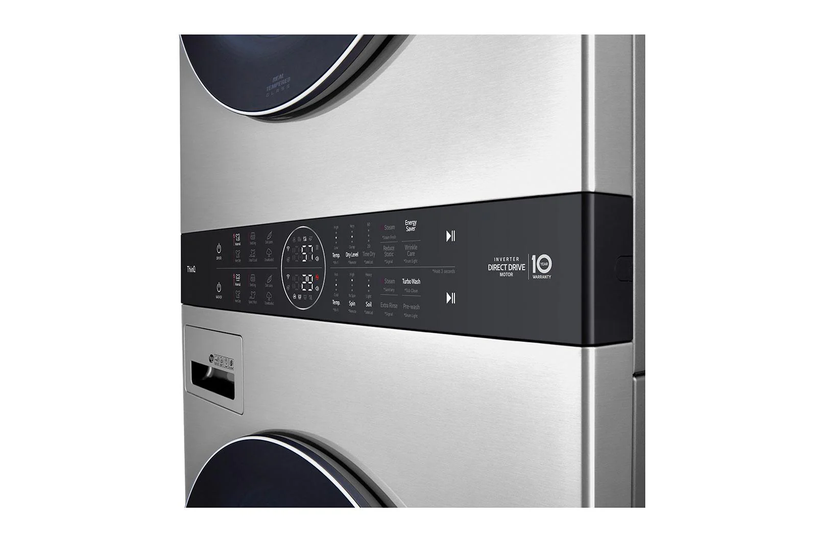 LG STUDIO Single Unit Front Load WashTower™ with Center Control™ 5.0 cu. ft. Washer and 7.4 cu. ft. Electric Dryer - Image 10