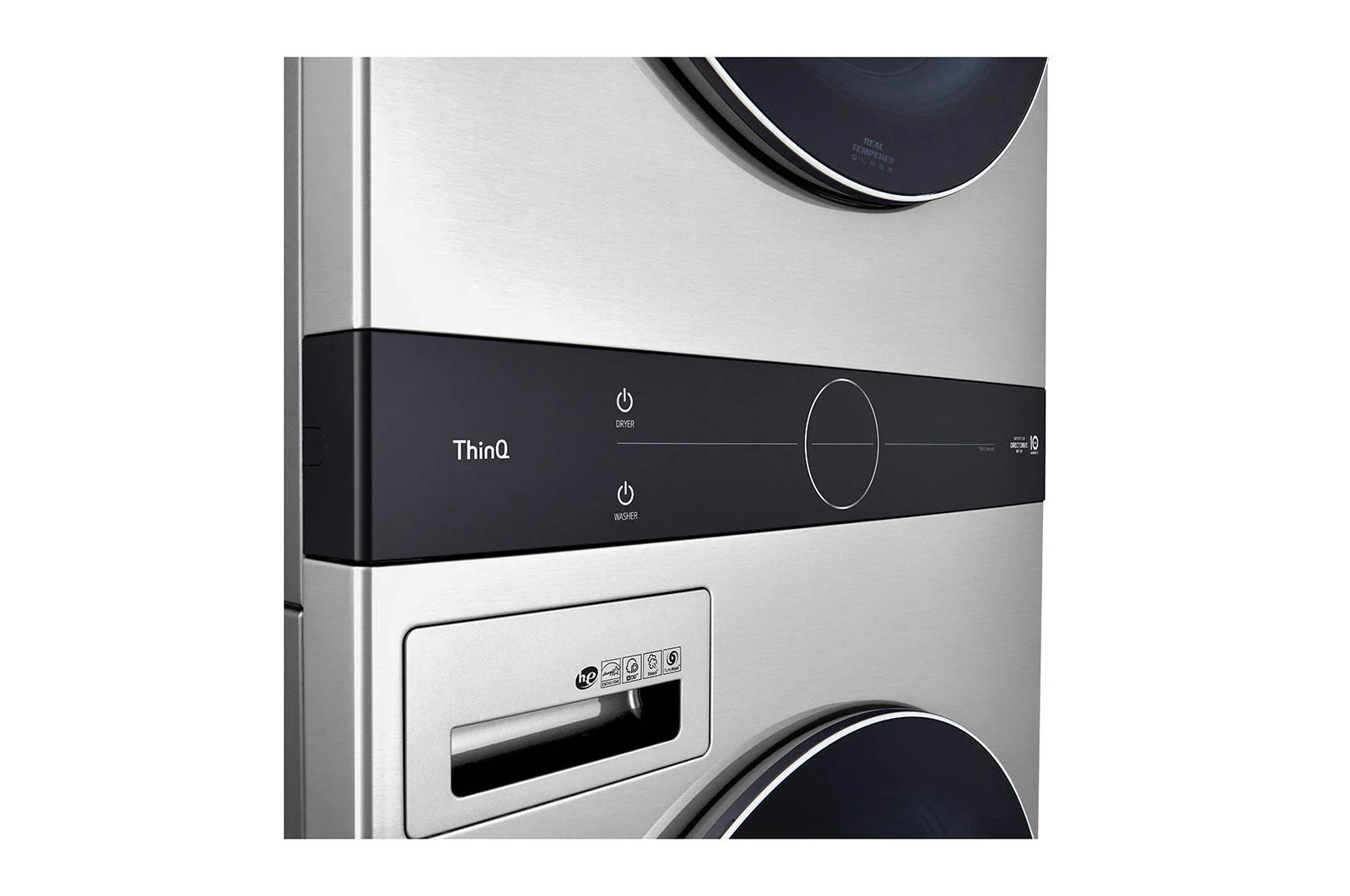 LG STUDIO Single Unit Front Load WashTower™ with Center Control™ 5.0 cu. ft. Washer and 7.4 cu. ft. Gas Dryer - Image 8