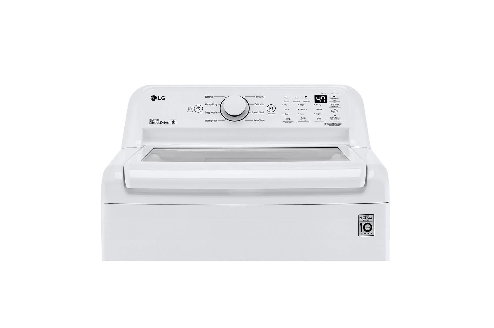 Lg WT7005CW 4.3 cu. ft. Ultra Large Capacity Top Load Washer with 4-Way™ Agitator & TurboDrum™ Technology - Image 8