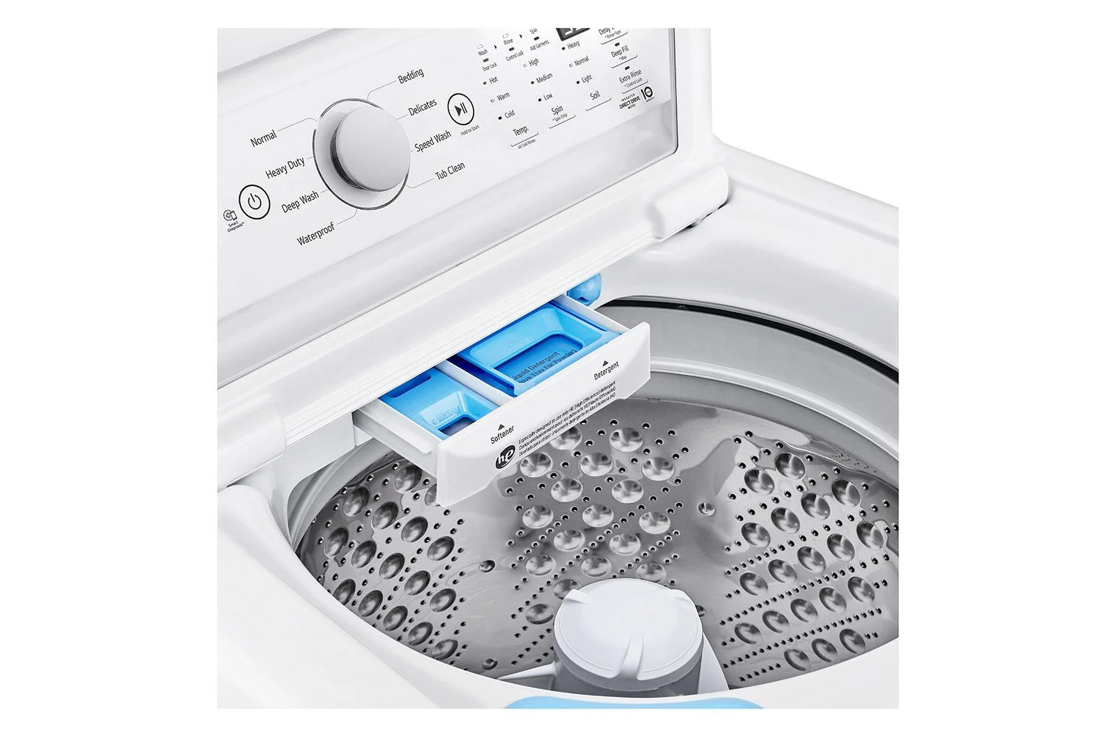 Lg WT7155CW 4.8 cu. ft. Mega Capacity Top Load Washer with 4-Way™ Agitator & TurboDrum™ Technology - Image 6