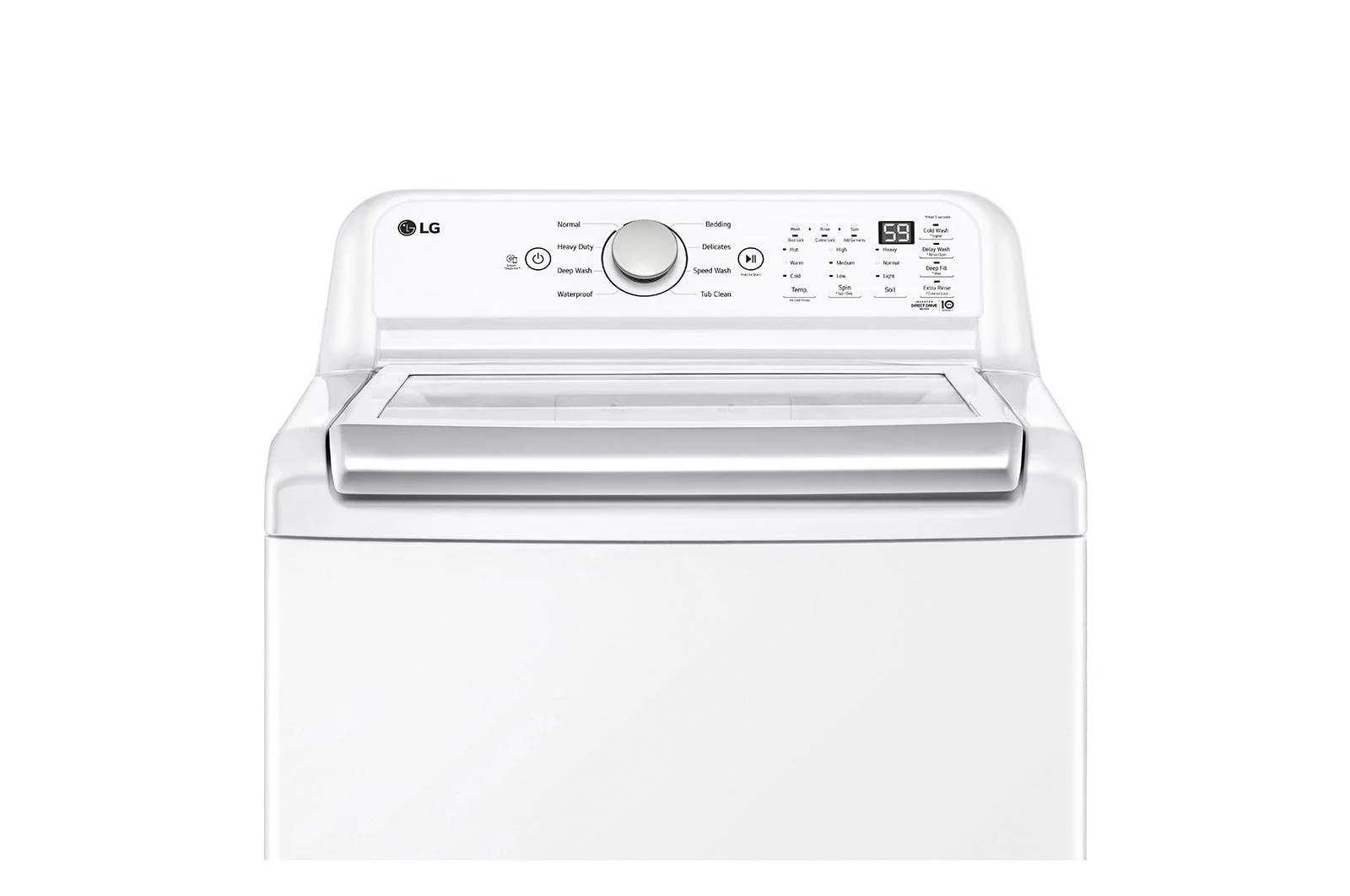 Lg WT7155CW 4.8 cu. ft. Mega Capacity Top Load Washer with 4-Way™ Agitator & TurboDrum™ Technology - Image 7