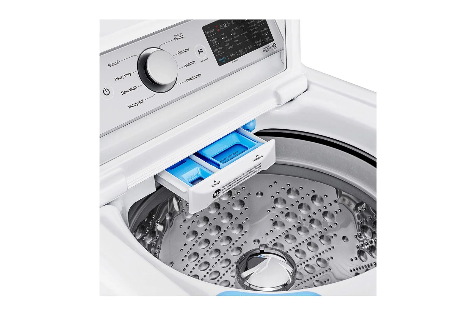 Lg 5.3 cu.ft. Mega Capacity Smart wi-fi Enabled Top Load Washer with 4-Way™ Agitator - Image 7