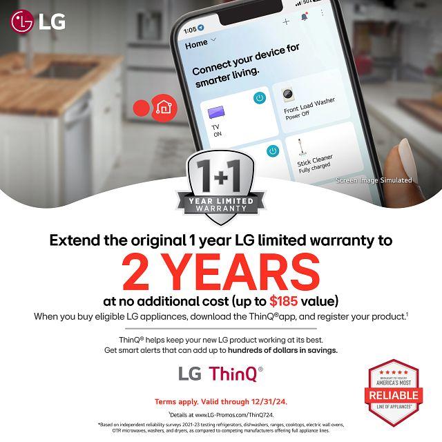 Lg WT8200CW 5.0 cu. ft. Mega Capacity Smart Top Load Washer with Impeller, EasyUnload™ & AI Sensing - Image 2