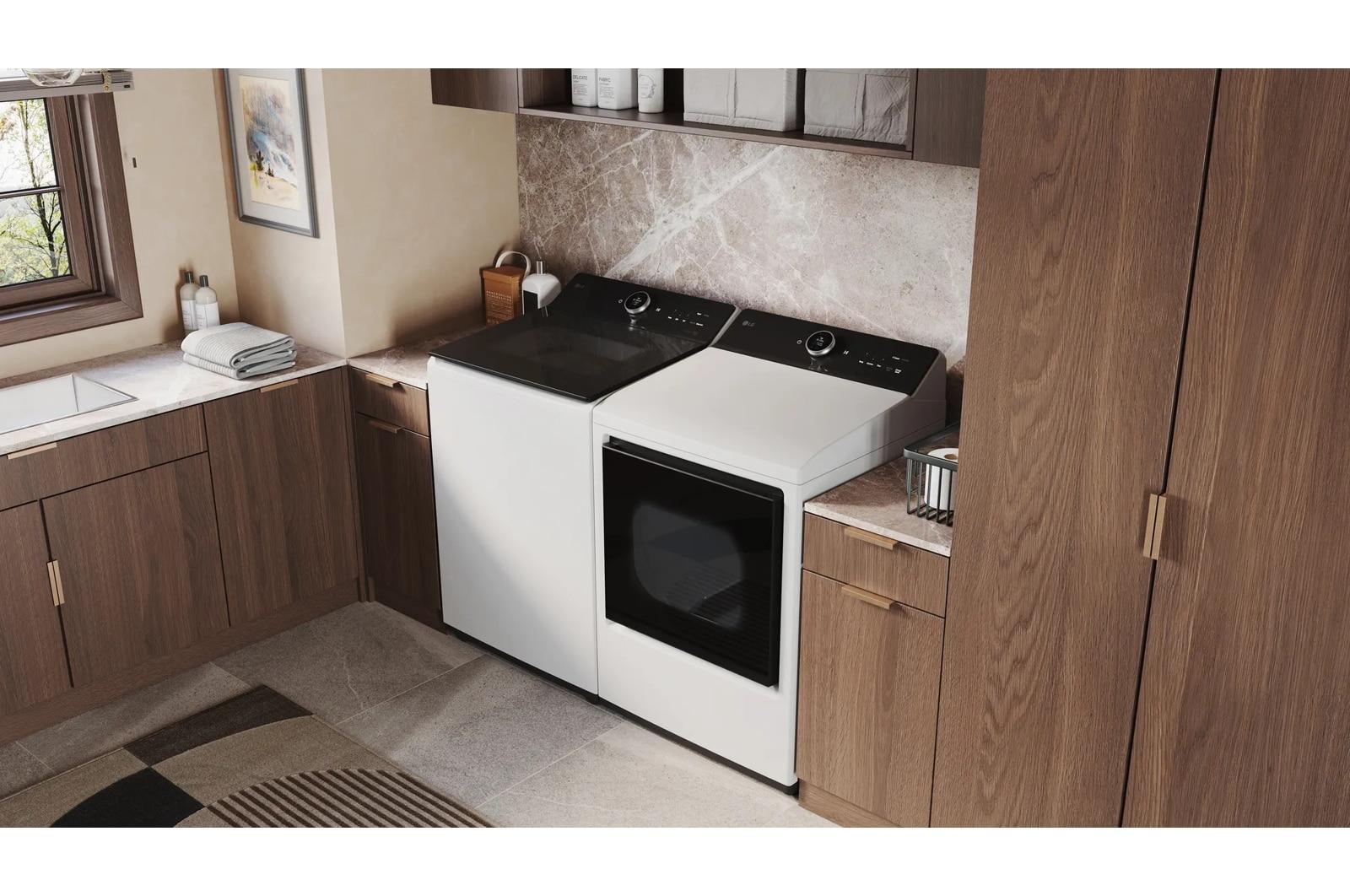 Lg WT8600CW 5.5 cu. ft. Mega Capacity Smart Top Load Washer with Impeller, EasyUnload™, AI Sensing, ezDispense®, Water Faucet & LCD Digital Dial Control - Image 28