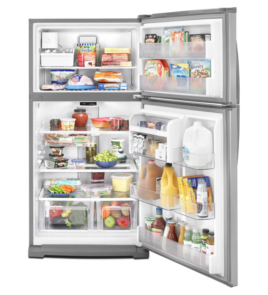 Maytag M1BXXGMYB EcoConserve® Top-Freezer Refrigerator with Strongbox Door Bins - Image 2
