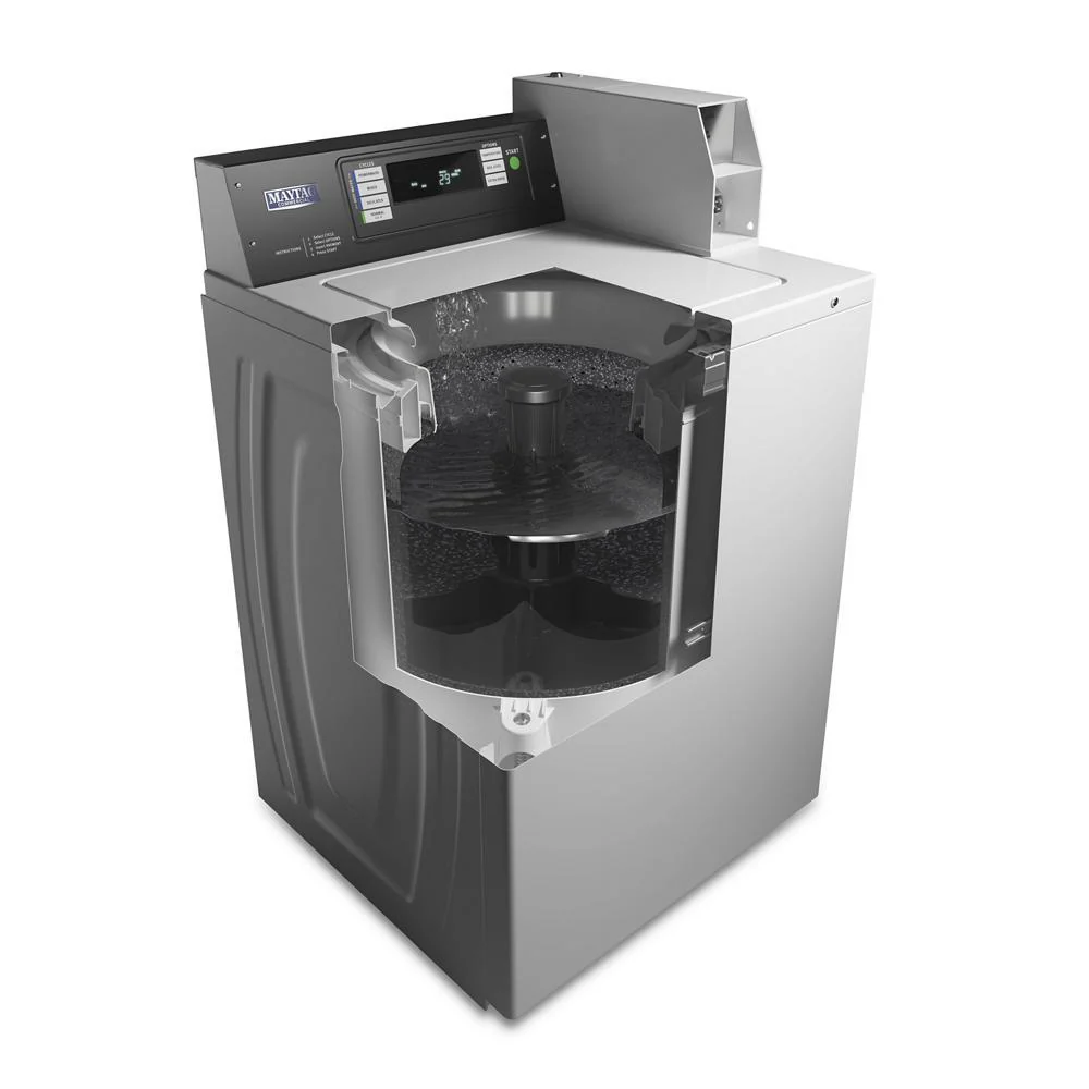 Maytag MAT20PRAWW Commercial Top-Load Washer, Card Reader Ready or Non-Vend - Image 12