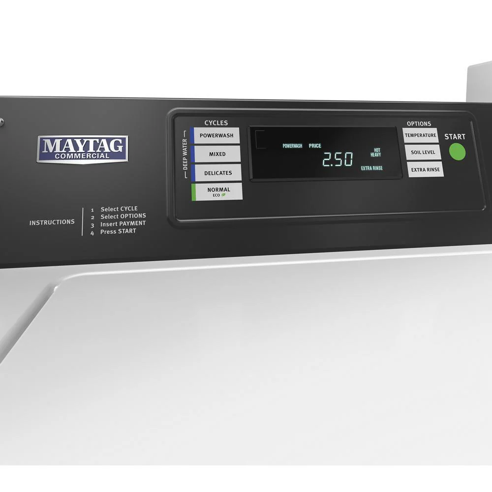 Maytag MAT20PRAWW Commercial Top-Load Washer, Card Reader Ready or Non-Vend - Image 5