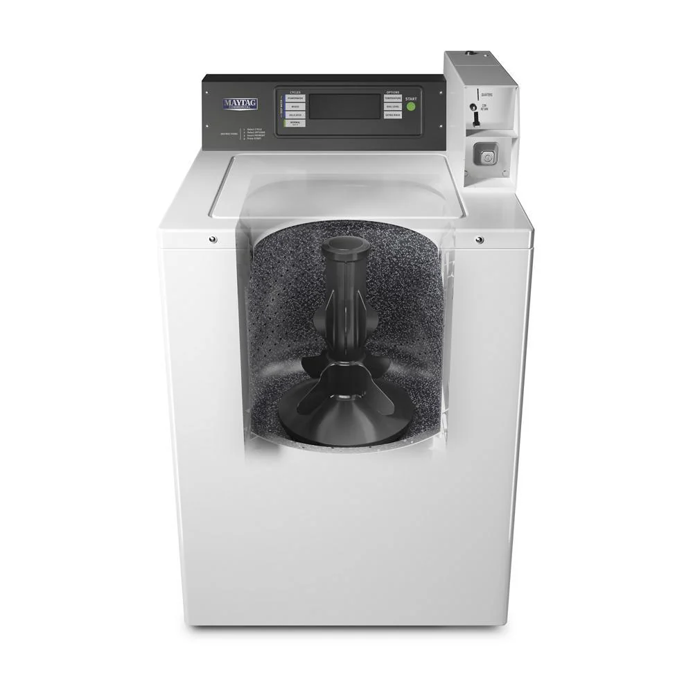 Maytag MAT20PRAWW Commercial Top-Load Washer, Card Reader Ready or Non-Vend - Image 7
