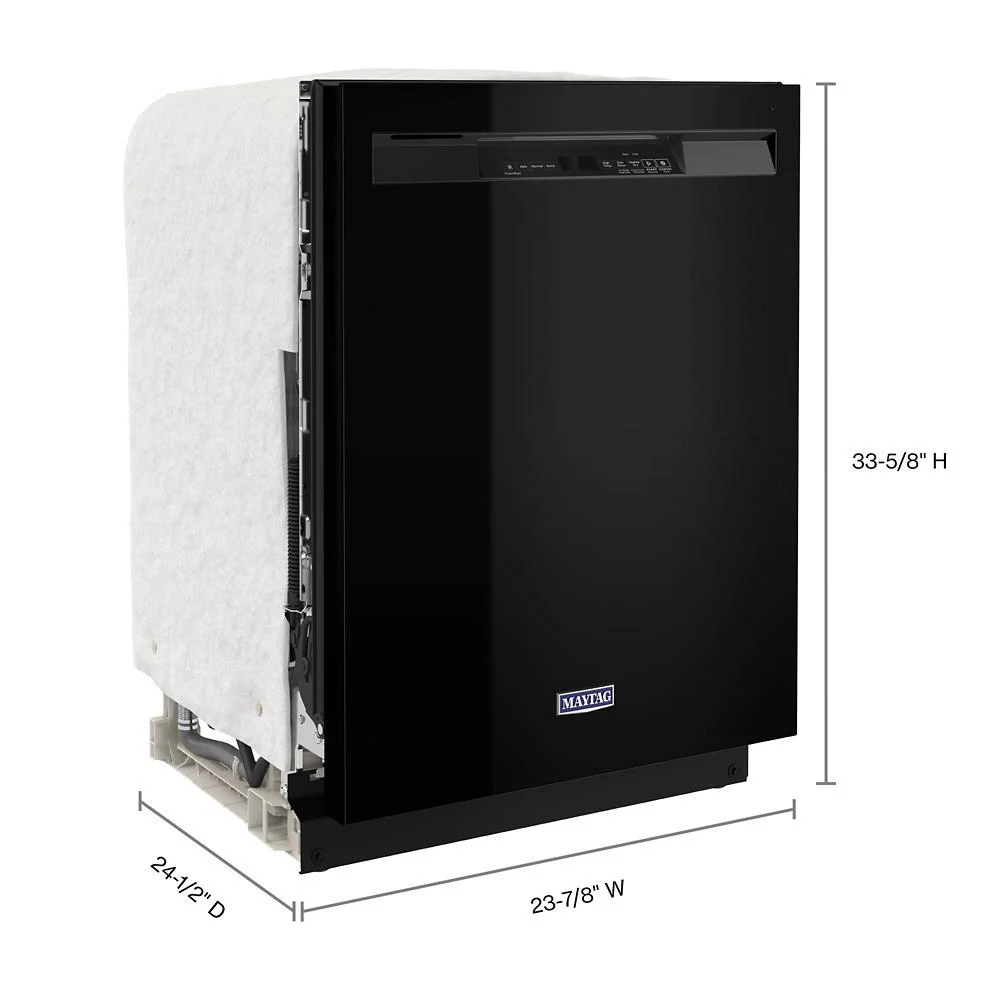Maytag MDB4949SKB 24 Front Control Dishwasher with Dual Power Filtration and PowerBlast® Cycle - 50 dBA - Image 11