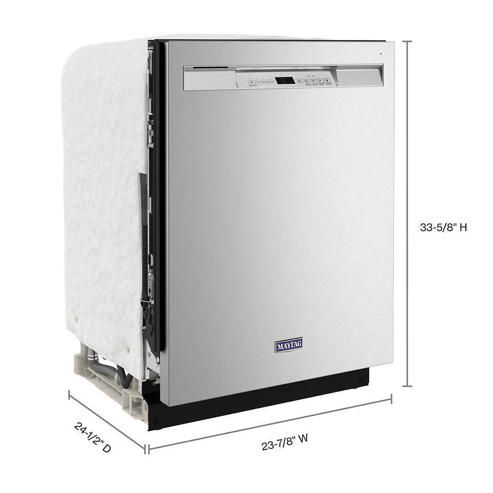 Maytag MDB4949SKZ 24 Front Control Dishwasher with Dual Power Filtration and PowerBlast® Cycle - 50 dBA - Image 8
