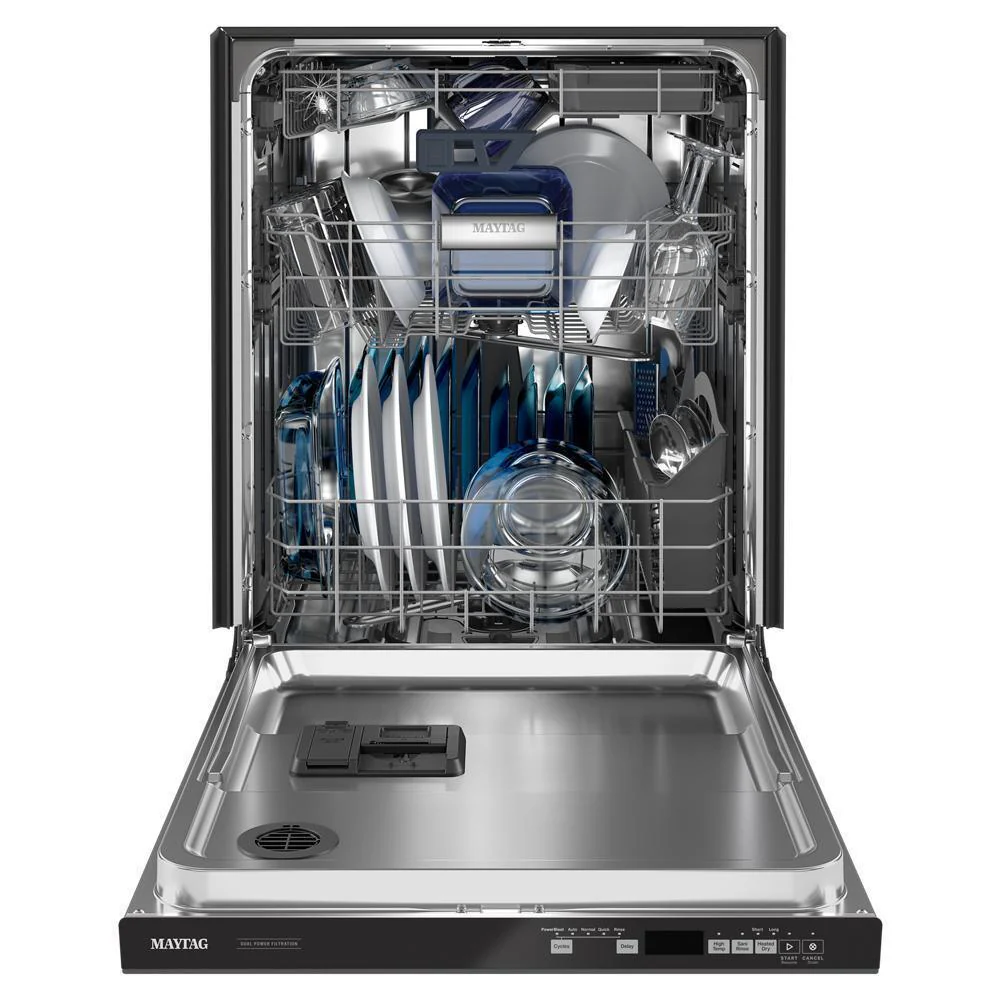 Maytag MDB8959SKB 24 Top Control Dishwasher with Dual Power Filtration, PowerBlast® Cycle and 3rd Level Rack - 47 dBA - Image 15