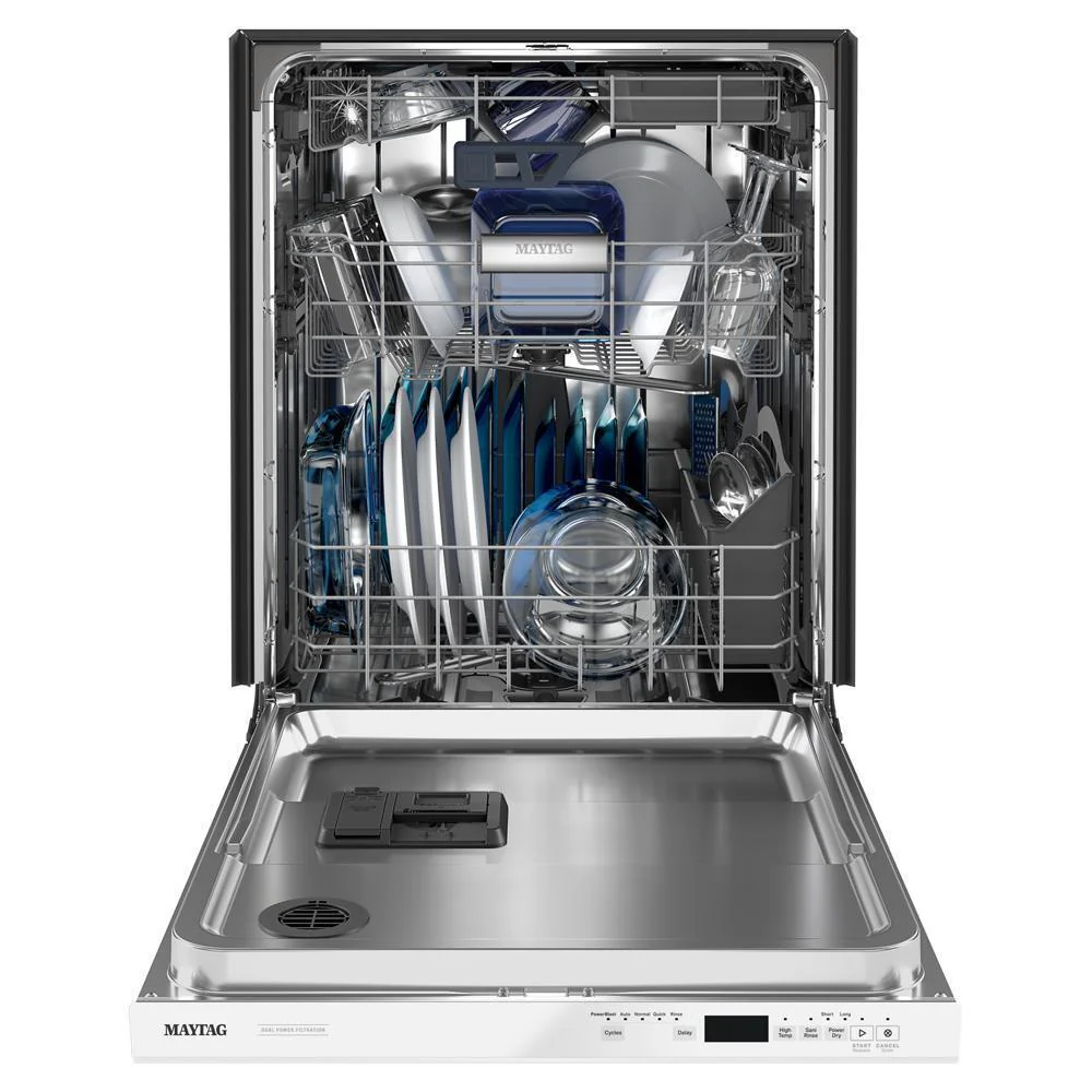 Maytag MDB8959SKW 24 Top Control Dishwasher with Dual Power Filtration, PowerBlast® Cycle and 3rd Level Rack - 47 dBA - Image 16