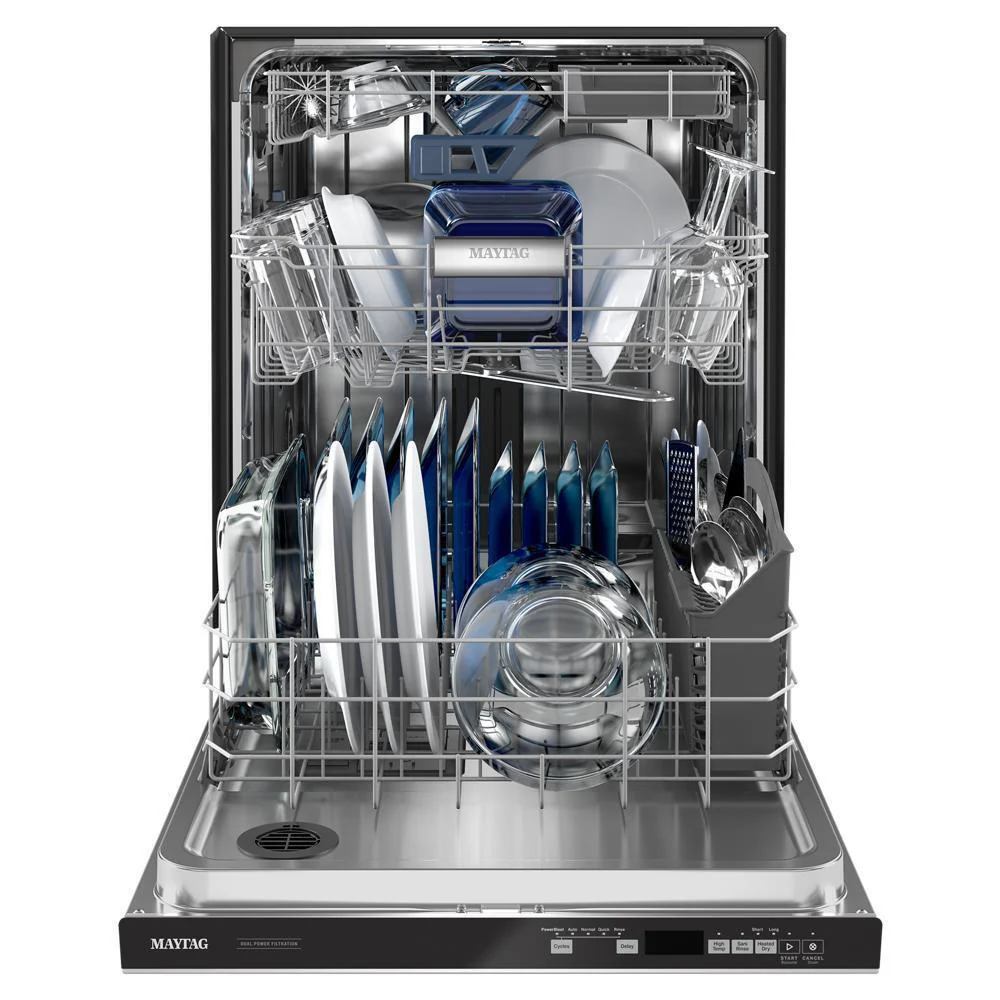 Maytag MDB8959SKZ 24 Top Control Dishwasher with Dual Power Filtration, PowerBlast® Cycle and 3rd Level Rack - 47 dBA - Image 17