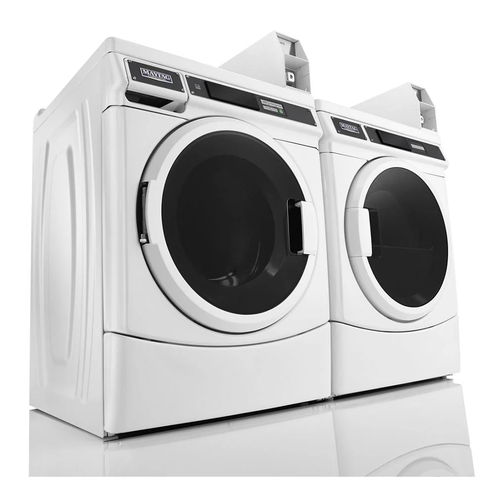 Maytag MDE28PDCYW Commercial Electric Dryer, Coin Drop Equipped - Image 2