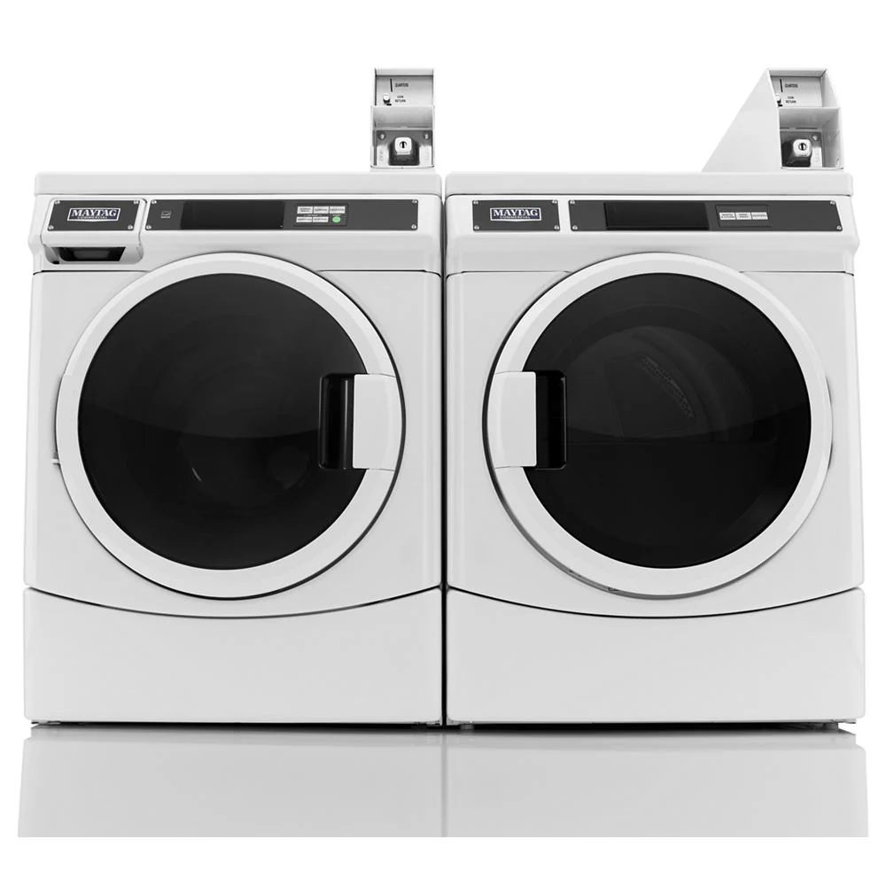 Maytag MDE28PDCYW Commercial Electric Dryer, Coin Drop Equipped - Image 4