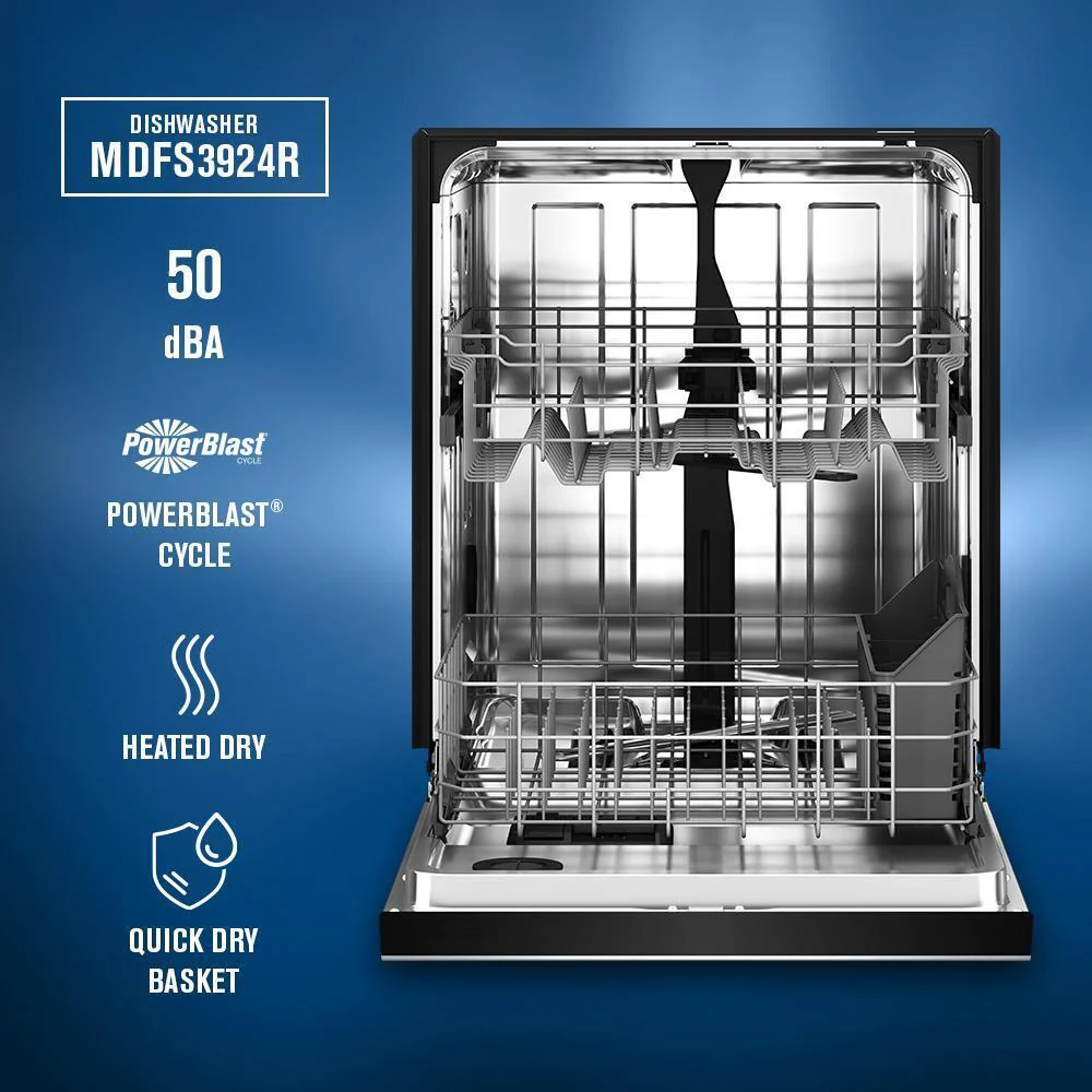 Maytag MDFS3924RZ Front Control Dishwasher with PowerBlast® cycle and Heated Dry - Image 19