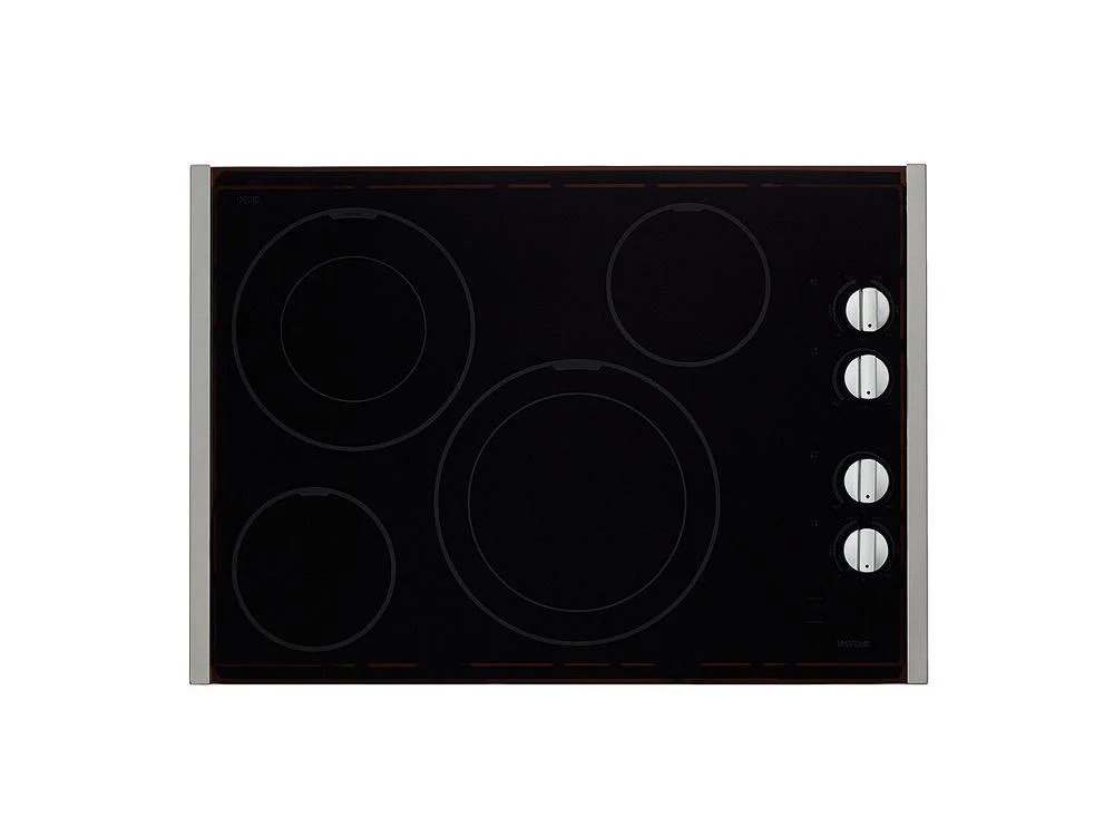 Maytag MEC9530BS 30-inch Wide Electric Cooktop with Two Dual-Choice Elements - Image 4