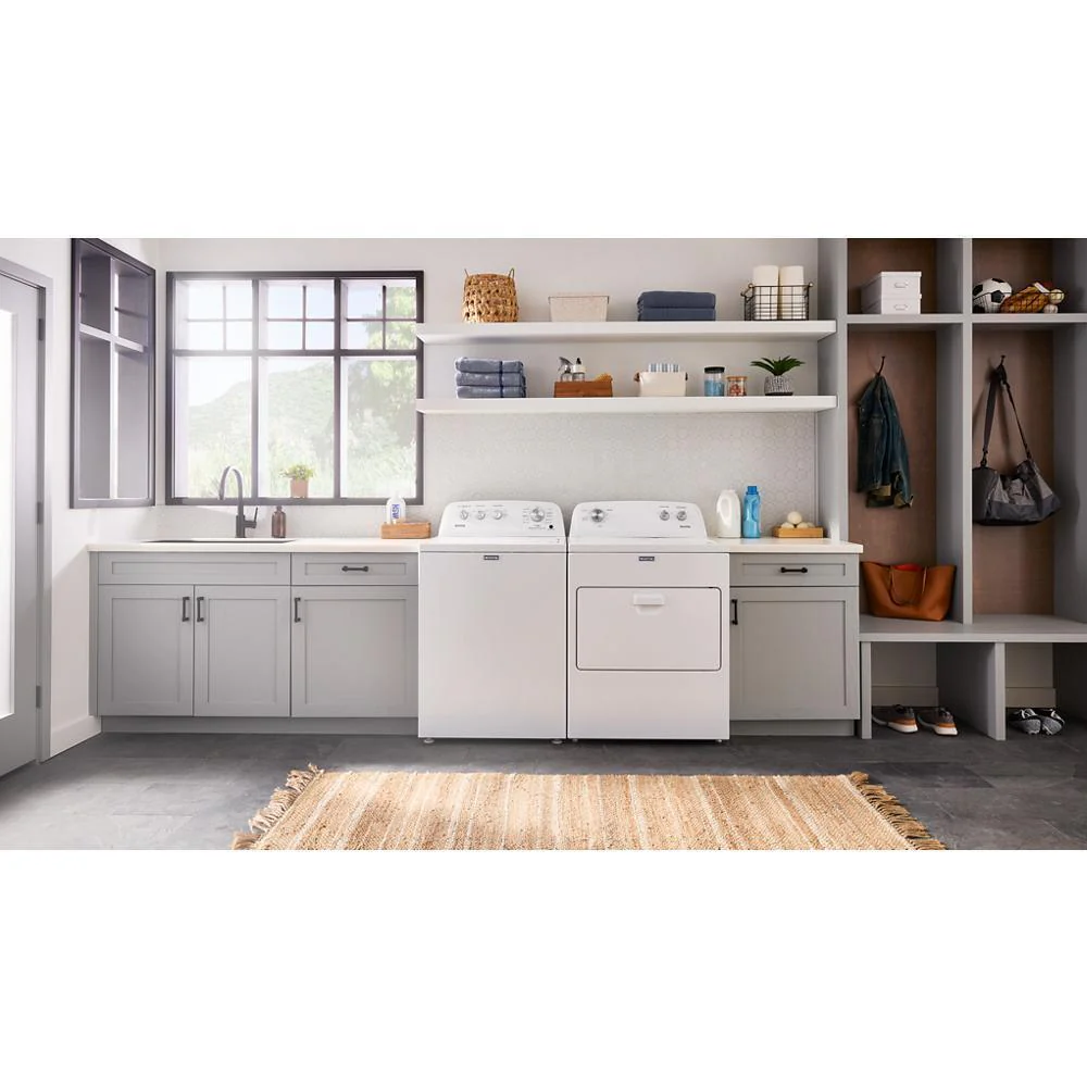 Maytag MED4005SW Top Load Electric Wrinkle Prevent Dryer - 7.0 cu. ft. - Image 2