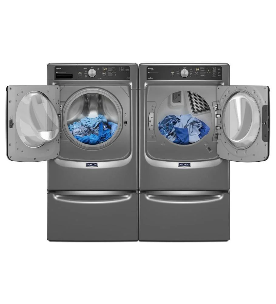 Maytag MED5100DC Maxima® Front Load Electric Dryer with Refresh Cycle with Steam - 7.3 cu. ft. - Image 2