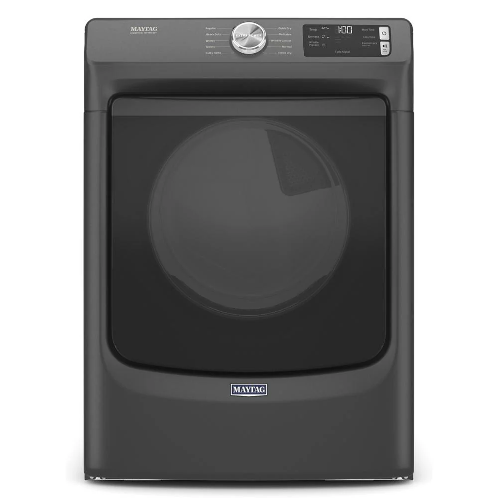 Maytag MED5630MBK Front Load Electric Dryer with Extra Power and Quick Dry cycle - 7.3 cu. ft.